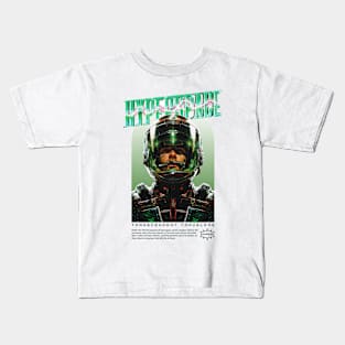 Hyperspace Sci-fi Cosmonaut Cosmic Traveler Kids T-Shirt